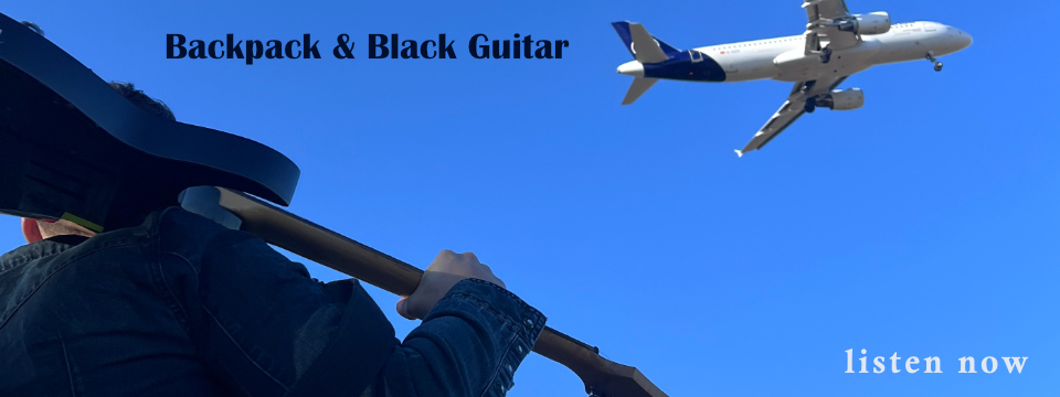 eugene rodin single "backpack & black guitar"